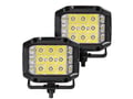 Picture of Go Rhino 750300323SCS Bright Series Lights - Pair of 4x3 Sideline Cube Spot Light Kit