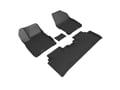 Picture of 3D MAXpider Custom Fit KAGU Floor Mat - Black - 1st & 2nd Row