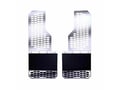 Picture of Putco Mud Skins - Polished Stainless Steel (Featuring Hex Shield Pattern) - Chevrolet Silverado HD Dually / GMC Sierra HD Dually - (Fits Rear) - Set of 2