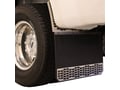 Picture of Putco Mud Skins - Brushed Stainless Steel (Featuring Hex Shield Pattern) - Chevrolet Silverado HD Dually / GMC Sierra HD Dually - (Fits Rear) - Set of 2