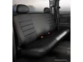 Picture of Fia LeatherLite Custom Seat Cover - Leatherette - Rear -Black/Black - Rear Bench Seats