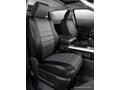 Picture of Fia LeatherLite Custom Seat Cover - Front Seats - Bucket Seats - Adjustable Headrests - Gray/Black
