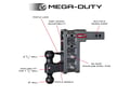 Picture of Gen-Y Mega-Duty Hitch - 2.5″ Receiver - 21K Tow Weight