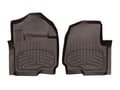 Picture of WeatherTech HP Floor Liners - 1st Row (Driver & Passenger) - Cocoa