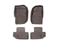 Picture of WeatherTech FloorLiners HP - 1st & 2nd Row (2-pc. Rear Liner) - Cocoa