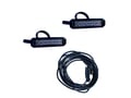 Picture of BuiltBrite Strobelink Headache Rack Strobe Add-On Bundle: - 2 Perimeter Lights & Adapter Harness - Amber & White