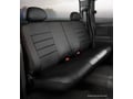 Picture of Fia LeatherLite Custom Rear Seat Cover - Rear -50/50 Split - Solid Black - 2 Door