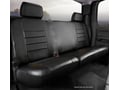 Picture of Fia LeatherLite Custom Seat Cover - Rear Seat - 60 Driver/ 40 Passenger Split Bench - Adjustable/Non-Removable Headrests - Built-In Center Seat Belt - Solid Black