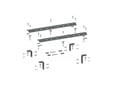 Picture of B&W 5th Wheel Hitch Mounting Kit RVR3200 - Universal Mounting Rails including Mounting L-Brackets