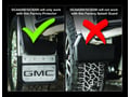 Picture of Truck Hardware Gatorback Black GMC Mud Flaps - Set