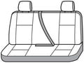 Picture of SeatSaver Custom Seat Cover - Polycotton - WaterProof - Taupe - w/Bench Seat - w/Adjustable Headrest - Crew Cab