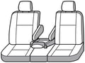 Picture of SeatSaver Custom Seat Cover - Polycotton - Beige/Tan - w/40/20/40 Bench Seat - w/3 Adjustable Headrest - w/Armrests - w/Center Stow