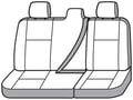 Picture of SeatSaver Custom Seat Cover - Polycotton - Charcoal - w/60/40 Bench Seat - w/Adjustable Headrest - w/Center Shoulder Belt