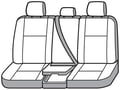 Picture of SeatSaver Custom Seat Cover - Polycotton - WaterProof - Taupe - w/40/20/40 Bench Seatw/Adj Headrestw/Cvrd Fold Dwn Consolew/Air Bagw/o Cupholderw/Center Seat Bottom Storage - Crew Cab - Extended Cab - Regular Cab