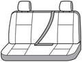 Picture of SeatSaver Custom Seat Cover - Polycotton - WaterProof - Gray - w/Bench Seat - w/Adjustable Headrest - Center Shoulder Belt - Extended Cab