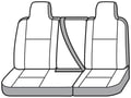 Picture of SeatSaver Custom Seat Cover - Polycotton - Beige/Tan - w/60/40 Cushion - w/40/20/40 Bench Seat - w/Molded Headrest - w/Center Shoulder Belt
