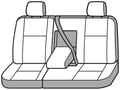 Picture of SeatSaver Custom Seat Cover - Polycotton - Taupe - w/2nd Row 60/40 Bench Seat - w/Adjustable Headrest - Armrest/Cupholder Covered - w/Shoulder Belt