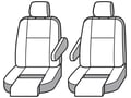 Picture of Covercraft Polycotton SeatSaver Custom Front Row Seat Covers - Taupe