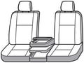 Picture of SeatSaver Custom Seat Cover - Polycotton - Beige/Tan - w/40/20/40 Bench Seat - w/Center Bottom Storage - w/Adjustable Headrest - w/Fold Down Covered Console - Crew Cab
