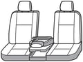Picture of SeatSaver Custom Seat Cover - Polycotton - WaterProof - Taupe - w/40/20/40 Bench Seatw/Adj Headrestw/Fold Down Console/CupholderSeat Airbagw/Or w/o Ctr Seat Bottom Storage - Crew Cab - Extended Cab