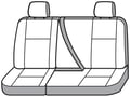 Picture of SeatSaver Custom Seat Cover - Polycotton - WaterProof - Gray - w/60/40 Bench Seat - w/Adjustable Headrest - Shoulder Seat Belt