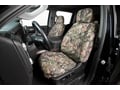 Picture of Carhartt SeatSaver Custom Front Row Seat Covers - Carhartt Mossy Oak Break-Up Country - With 40/20/40-split bench seat with adjustable headrests with fold-down console with lid with 3 cupholders without center seat storage without floor-mounted storage tray with seat airbags