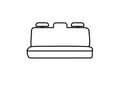 Picture of Carhartt Super Dux SeatSaver Custom Second Row Seat Covers - 2nd or 3rd or 4th row with solid bench seat without headrests with center shoulder belt