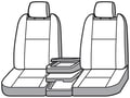 Picture of Precision Fit Seat Covers 1st Row - With sport 40/20/40-split bench seat with recessed adjustable headrests with center fold-down console with storage under center seat cushion with seat airbags