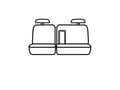 Picture of Carhartt Super Dux Precision Fit Second Row Seat Covers - With 60/40-split bench seat with 2 adjustable headrests with center armrest with seat belt cutouts with pull tab cutout