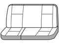 Picture of Precision Fit Custom Second Row Seat Covers - Club cab with 60/40-split cushion with solid backrest without headrests without center armrest
