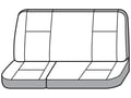 Picture of Precision Fit Custom Second Row Seat Covers - Club cab with 60/40-split cushion with solid backrest without headrests without center armrest