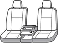 Picture of Covercraft Endura PrecisionFit Custom Front Row Seat Covers - Charcoal/Black