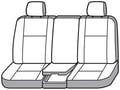 Picture of Precision Fit Custom Front Row Seat Covers - With 40/20/40-split bench seat with adjustable headrests with lumbar on plastic panel with center armrest with seat airbags