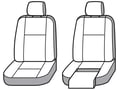 Picture of Precision Fit Custom Front Row Seat Covers - With bucket seats with adjustable headrests with adjustable driver leg rest with seat airbags