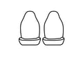 Picture of Covercraft Endura PrecisionFit Custom Front Row Seat Covers - Tan/Tan