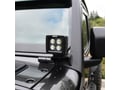 Picture of Westin Pillar LED Light Mount - For 50 in. LED Light Bar - Heavy-Duty 7 Gauge Steel - Textured Black
