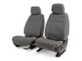 Picture of Precision Fit Custom Front Row Seat Covers - With 40/20/40-split bench seat with adjustable headrests with center fold-down console without storage under seat cushion without seat airbags
