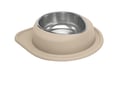 Picture of Weathertech Pet Feeding System - Single Low - 96 oz Stainless Bowl - Tan