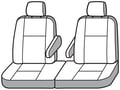Picture of Carhartt Super Dux Precision Fit Front Row Seat Covers - Sedan with bucket seats with adjustable headrests without seat airbags
