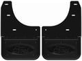 Picture of Truck Hardware Gatorback Black Anodized Ford Logo Plate Mud Flaps - Rear