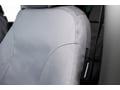 Picture of SeatSaver Custom Seat Cover - Polycotton - Gray/Silver - w/High Back Bucket Seat - w/Adjustable Headrest - Crew Cab
