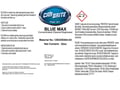 Picture of Car Brite Secondary Safety Labels - Blue Max Cleaner/Degreaser