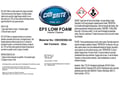 Picture of Car Brite Secondary Safety Labels - EF5 Low Foam Interior Cleaner