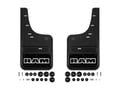 Picture of Truck Hardware Gatorback Black Wrap RAM Text Mud Flaps - Set of 4 - Fits 2019-2026 RAM 1500