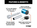 Picture of Curt Right-Angle Trailer Hitch Lock, 1/2