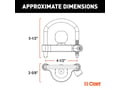 Picture of Curt 23090 Universal Trailer Coupler Lock