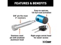 Picture of Curt Right-Angle Stainless Steel Trailer Hitch Lock, 5/8