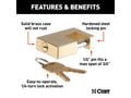 Picture of Curt Brass Trailer Tongue Coupler Lock - 1/4