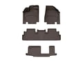 Picture of WeatherTech FloorLiners HP - Complete Set (1st, 2nd, & 3rd Row) - Cocoa