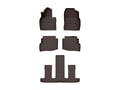 Picture of WeatherTech Front, Rear & 3rd Row FloorLiner HP - Cocoa